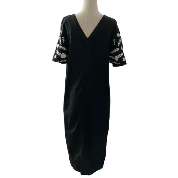 MNG Mango Black Maxi Dress Women Size Medium | 28-9 - Picture 2 of 6